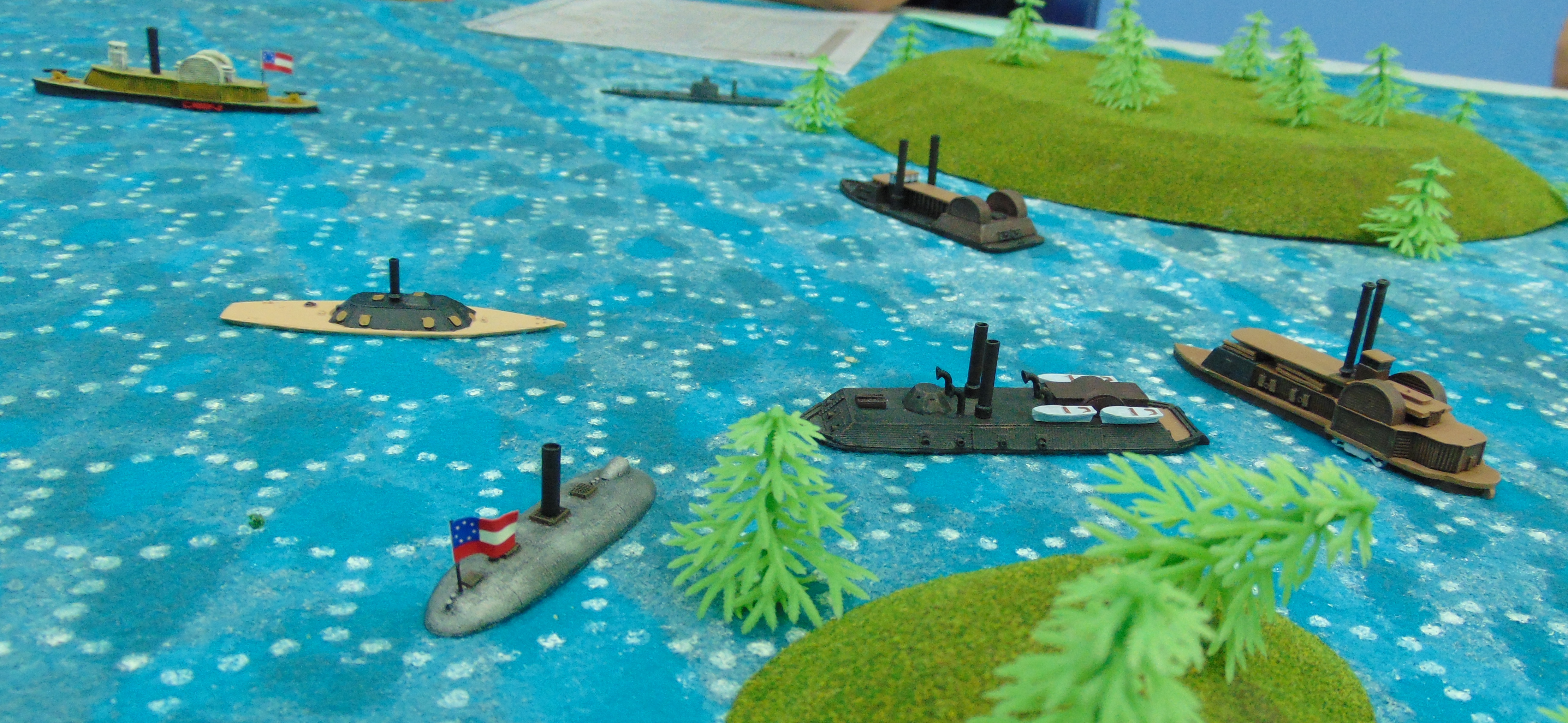 ACW Snag Boat, 1/600 and 1/1200 - Long Face Games